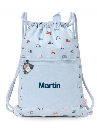 Mochila Saco Impermeable City Cars Personalizable [3]