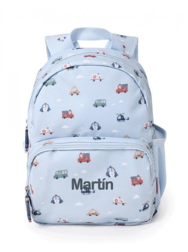 Mochila Infantil City Cars Personalizable [1]