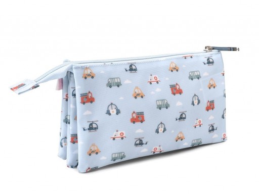 Estuche 3 Compartimentos City Cars Personalizable