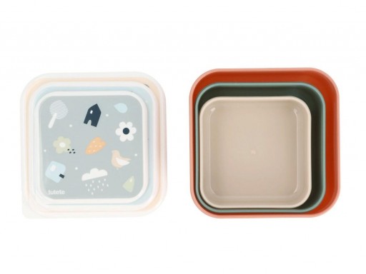 3 Cajas Almuerzo Geometric Nature [2]