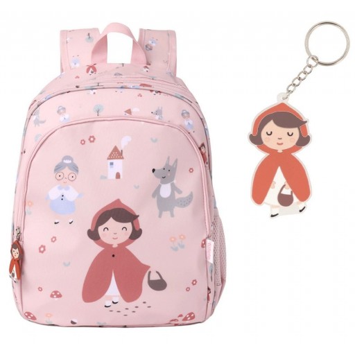 Mochila Mediana Little Red + Llavero Personalizable