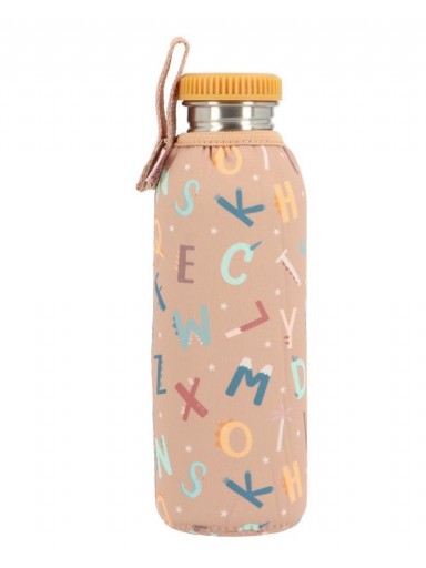 Botella acero con funda Funny Letters (350ml/500ml/750ml) [2]