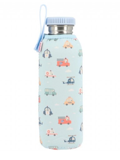 Botella acero con funda City Cars (350ml/500ml/750ml) [1]