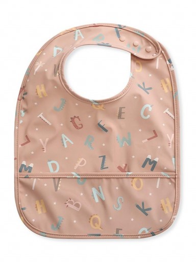 Babero Impermeable Funny Letters
