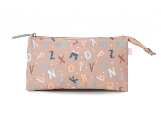 Estuche 3 Compartimentos Funny Letters Personalizable [1]
