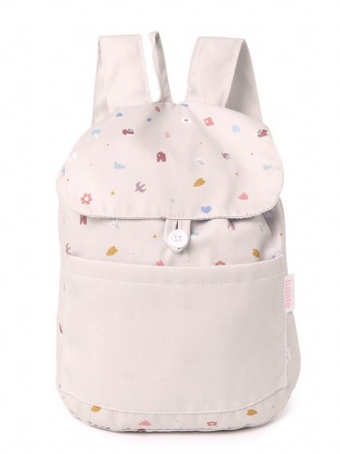 Mochila Pequeña Tela Geometric Nature Personalizable
