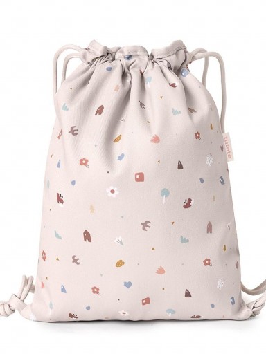 Mochila Saco Tela Geometric Nature Personalizable