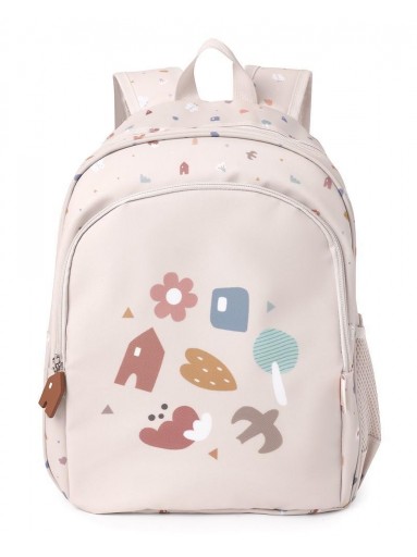 Mochila Mediana Geometric Nature + Llavero Personalizable [1]