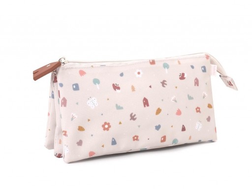 Estuche 3 Compartimentos Geometric Nature Personalizable