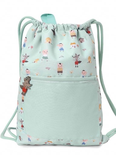 Mochila Saco Impermeable The Three Little Pigs Personalizable