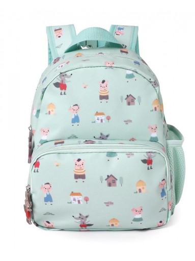 Mochila Infantil The Three Little Pigs Personalizable