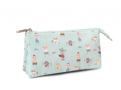 Estuche 3 Compartimentos The Three Little Pigs Personalizable