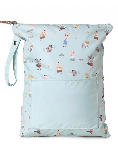 Bolsa Impermeable Grande The Three Little Pigs Personalizable