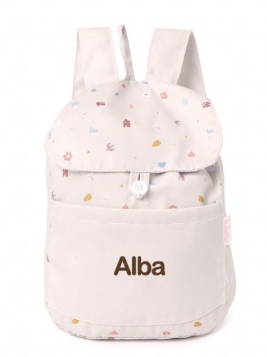 Mochila Pequeña Tela Geometric Nature Personalizable [2]