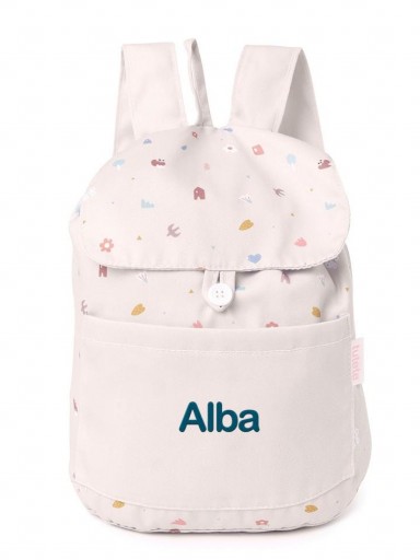 Mochila Pequeña Tela Geometric Nature Personalizable [3]