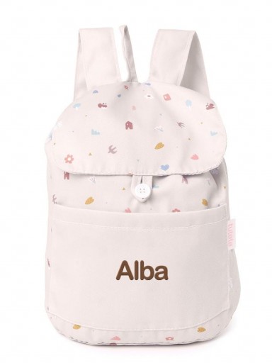 Mochila Pequeña Tela Geometric Nature Personalizable [4]