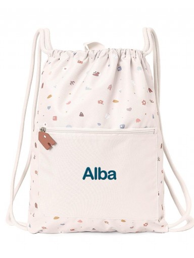 Mochila Saco Impermeable Geometric Nature Personalizable [2]