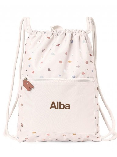 Mochila Saco Impermeable Geometric Nature Personalizable [3]
