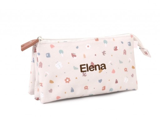 Estuche 3 Compartimentos Geometric Nature Personalizable [1]