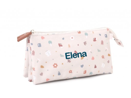 Estuche 3 Compartimentos Geometric Nature Personalizable [3]