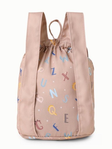 Mochila Pequeña Tela Funny Letters Personalizable [4]