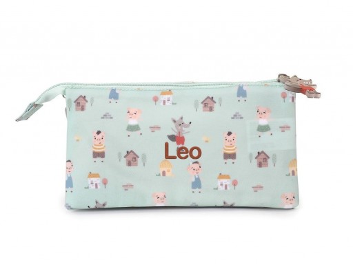 Estuche 3 Compartimentos The Three Little Pigs Personalizable [5]