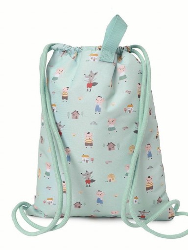 Mochila Saco Impermeable The Three Little Pigs Personalizable [2]