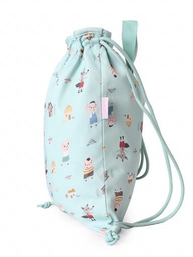 Mochila Saco Tela The Three Little Pigs Personalizable [1]