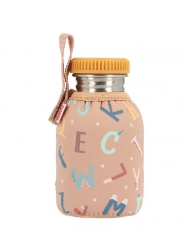 Botella acero con funda Funny Letters (350ml/500ml/750ml) [1]