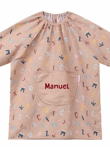 Babi con Bolsillo Funny Letters Personalizable [2]