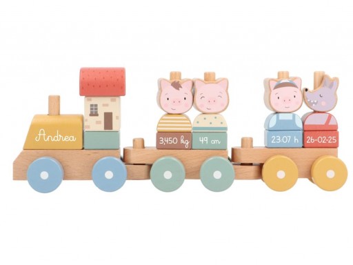 Tren de Nacimiento Personalizable Little Pigs Family [0]