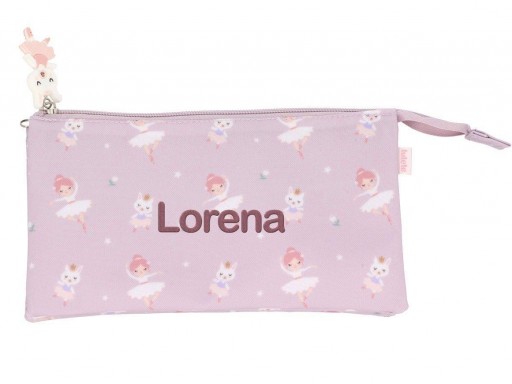 Estuche con 3 Compartimentos Ballet Personalizable [4]