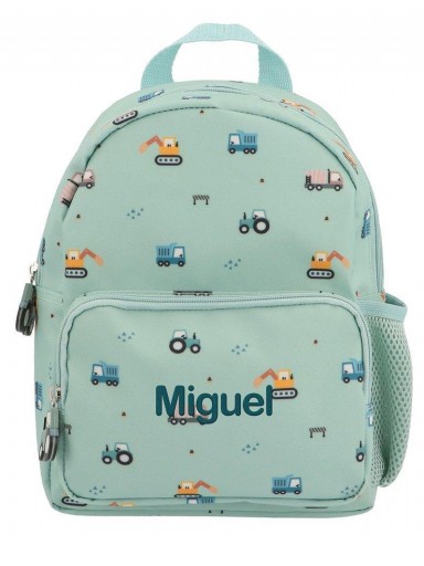 Mochila Infantil Trucks Personalizable [1]