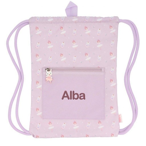 Mochila Saco Impermeable Ballet Personalizable [1]