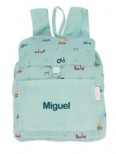 Mochila Pequeña Tela Trucks Personalizable [3]