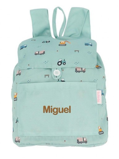 Mochila Pequeña Tela Trucks Personalizable [4]