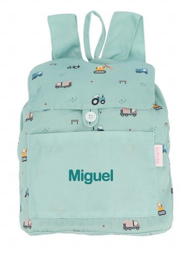 Mochila Pequeña Tela Trucks Personalizable [5]