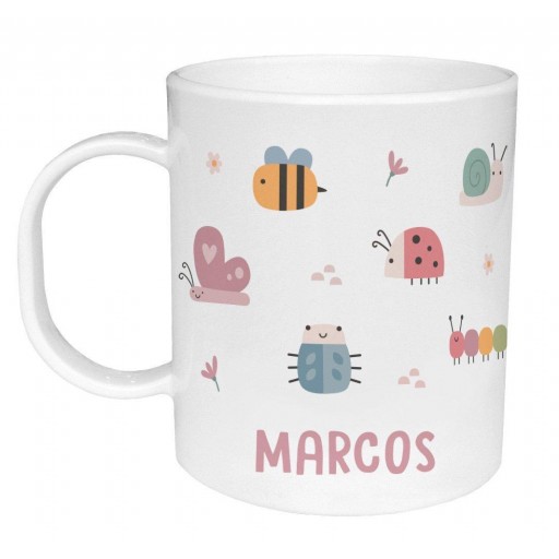 Taza de Plástico Personalizada Bugs