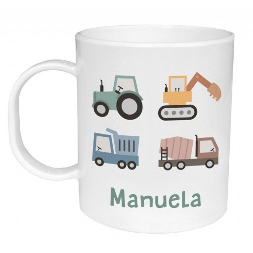 Taza de Plástico Personalizada Trucks [0]