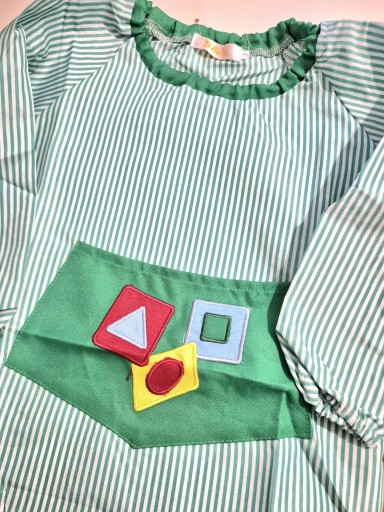 Babi con bolsillo central GEOMETRIC verde