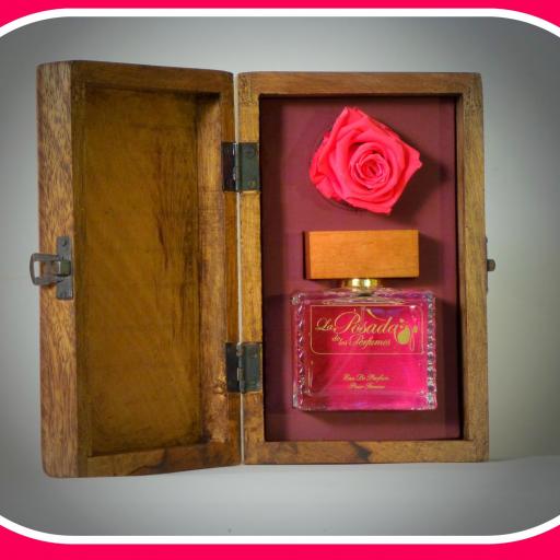 Caja Mágica Con  Rosa Eterna para perfumes de 100ml [0]