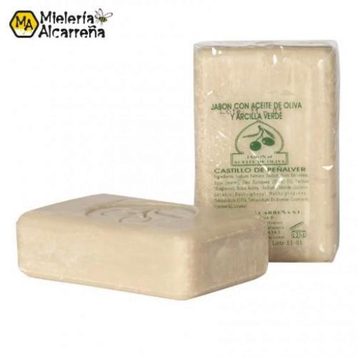 JABÓN VEGETAL CON ACEITE DE OLIVA Y ARCILLA (100G) [0]