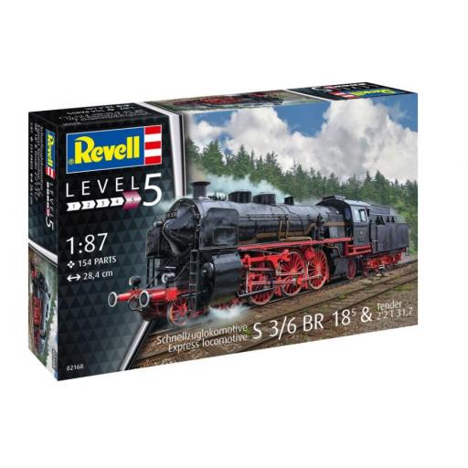 1/87 Locomotora S 3/6 BR 18´5 & Tender 2´2´T 31,7