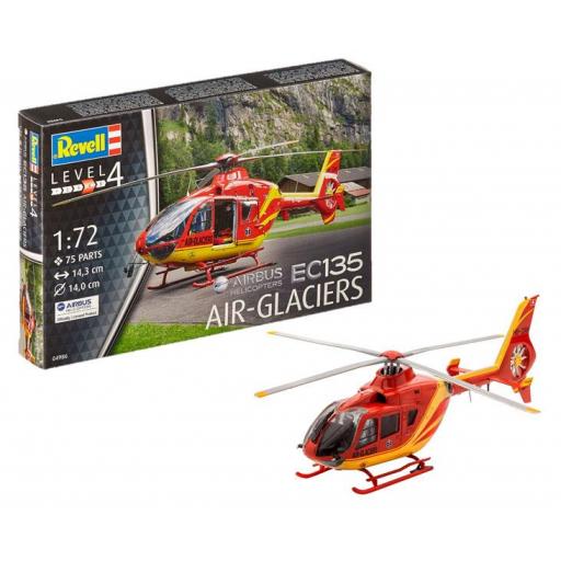 1/72 Helicóptero Airbus Ec135 Air-Glaciers