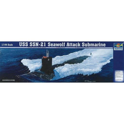 1/144 Submarino USS SSN-21 Seawolf Attack 