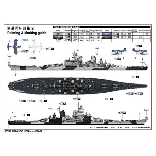 1/700 Acorazado USS Iowa BB-61 [2]