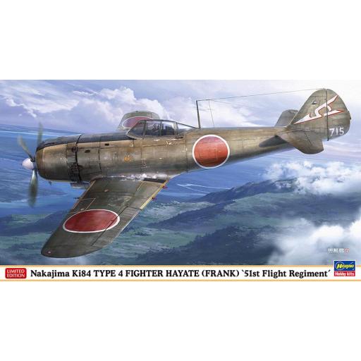 1/48 Caza Nakajima Ki-84 Tipo 4 Hayate (Frank) "51.er Escuadrón Aéreo"