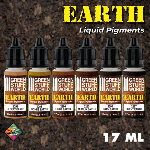 Set Pigmentos Liquidos - Tierra 