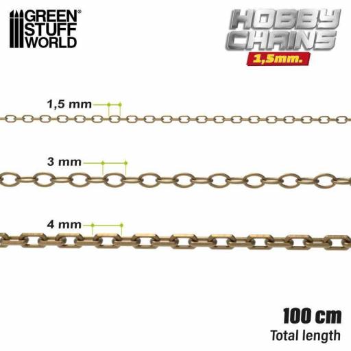 Cadenas Modelismo 1.5 mm x 1m. [1]