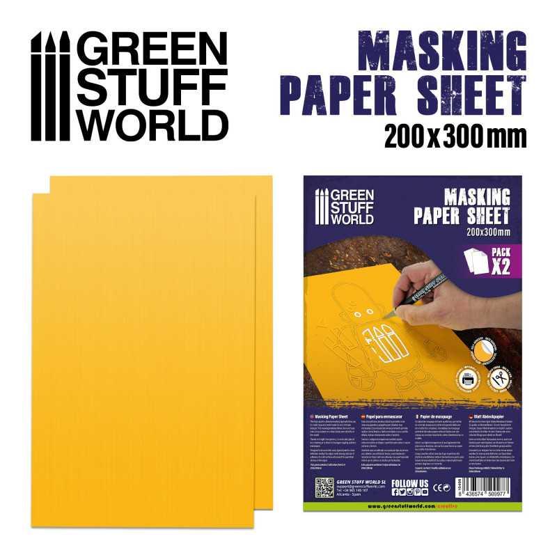 Papel enmascarar 20 x 30 cm. (2 unids)